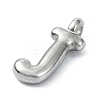 Anti-Tarnish 304 Stainless Steel Pendants STAS-U033-02P-J-2