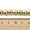 Electroplated Synthetic Magnetic Hematite Beads Strands G-L613-F01-02A-4