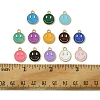 26Pcs 13 Colors Alloy Enamel Charms ENAM-FS0001-88-5