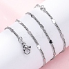 Brass Curb Chains Necklaces for Women NJEW-D302-07P-5