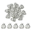 20Pcs Tibetan Style Halloween Pumpkin Jack-O'-Lantern Alloy Pendants TIBEP-YW0001-43AS-1