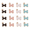 40Pcs 4 Colors Alloy Charms ENAM-CJ0001-83-1