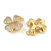 Brass Micro Pave Cubic Zirconia Pendants KK-A257-17G-3