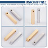8Pcs 2 Colors 304 Stainless Steel Pendants FIND-UN0004-05-5