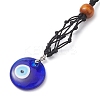 Handmade Evil Eye Lampwork Pendant Decoraton HJEW-JM02027-01-3