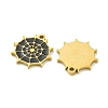 Halloween Theme Ion Plating(IP) 304 Stainless Steel Enamel Pendants STAS-M011-02A-2