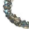 Electroplate Glass Beads Strands EGLA-Q127-A02-01G-3