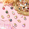 50Pcs Transparent Glass Pendants FIND-SP0004-02-4