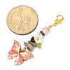 8Pcs Butterfly Alloy Enamel Pendant Decorations HJEW-JM04157-4
