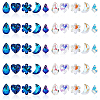 50Pcs 10 Styles Glass Pendants GLAA-GA0002-23-1