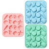 3Pcs 3 Colors Marine Theme Silicone Molds ST-CJ0043-012-1
