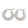 304 Stainless Steel Hoop Earring EJEW-F257-20P-01-1