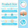 12 Strands 3 Styles Gradient Color Baking Paint Glass Bead Strands DGLA-TA0001-21E-5