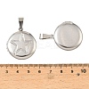 316 Stainless Steel Locket Pendants STAS-K321-17P-3