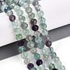 Natural Fluorite Beads Strands G-S345-6mm-31-2