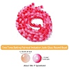 Baking Paint Imitation Jade Glass Round Bead Strands DGLA-YW0001-19G-2