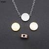 Non-Tarnish 201 Stainless Steel Charms STAS-R109-JA421-1-2