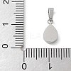 Ion Plating(IP) 304 Stainless Steel Micro Pave Cubic Zirconia Pendants STAS-Z107-02P-03-3