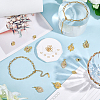 DIY Heart Themed Charm Bracelet Making Kits DIY-BBC0002-78-4