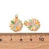 304 Stainless Steel Enamel Pendants STAS-U061-40G-02-3