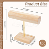 Wood T Bar Bracelet Display Stands AJEW-WH0534-19B-2