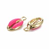 Alloy Enamel Pendants PALLOY-T065-27G-2