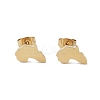 PVD Vacuum Plating 304 Stainless Steel Stud Earrings for Women EJEW-A048-07G-1