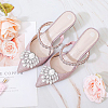 1 Pair Detachable Flower Shoe Decoration AJEW-HY0001-13-4