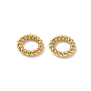 304 Stainless Steel Twisted Ring Linking Rings STAS-L300-005B-G-1