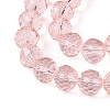 Transparent Glass Bead Strands GLAA-R095-8mm-35-3