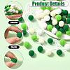 400Pcs 4 Colors Polyester Pom Pom Balls DIY-SC0031-37A-3