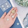 10Pcs 304 Stainless Steel Enamel Pendants STAS-NB0001-27-4