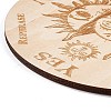 Wooden Carved Cup Mats LS-AJEW-P103-01K-3