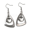 DIY Blank Dome & Teardrop 304 Stainless Steel Dangle Earring Making Kit EJEW-UN00003-1