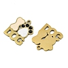 304 Stainless Steel Enamel Pendants STAS-L302-24G-01-2