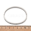 304 Stainless Steel Rhinestone Bangles for Women BJEW-Z092-05P-6