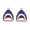 Alloy Enamel Pendants X-ENAM-T020-60B-1