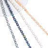 4 Strands 4 Styles Natural Cultured Freshwater Pearl Beads Strands PEAR-NB0002-38-7