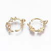 Brass Micro Pave Cubic Zirconia Pendants KK-S359-053-RS-2