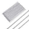 Metallic Polyester Braided Lace Trim OCOR-WH0678-20A-1