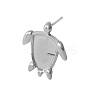 304 Stainless Steel Stud Earrings Findings PW-WG8CC38-01-1