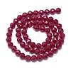 Lab Grown Red Corundum Beads Strands G-G106-C13-05-1-2