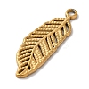 PVD Vacuum Plating 304 Stainless Steel Pendants STAS-L081-005G-01-2