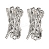 Brass Stud Earring Findings KK-U038-01P-1