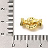 Rack Plating Ring Brass Micro Pave Cubic Zirconia Fold Over Clasps KK-F883-19G-01-3