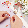 54Pcs 9 Colors Epoxy Resin Beads RESI-GA0001-27-3