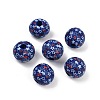 Independence Day Theme Wood European Beads WOOD-Z005-01C-02-1