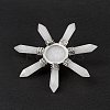 Chakra Natural Quartz Crystal Energy Tower Pyramid G-L524-08P-07-4