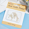 3 Sets 3 Style Brass Micro Pave Clear Cubic Zirconia Chain Extender KK-BBC0012-50-6