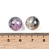 Luminous Transparent Resin Inner Flower Beads RESI-C070-05B-4